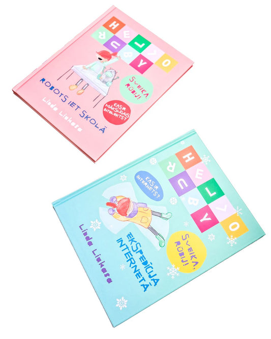 Grāmatu komplekts ieskats tehnoloģiju pasaulē ''Sveika, Rūbij!''